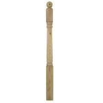 Richard Burbidge 83x83mm Green Tanalised Turned Decking Newel Post ...