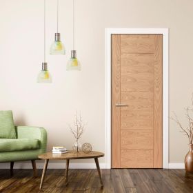 610x1981x35mm Oak Palermo Essential Internal Door EOPAL24 (2'0" x6'6")