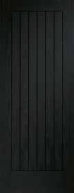 Internal Essential Suffolk Fire Door 1981 x 610 x 44mm (24") Prefinished in Americano Black Stain