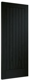 Internal Essential Suffolk Fire Door 1981 x 610 x 44mm (24") Prefinished in Americano Black Stain