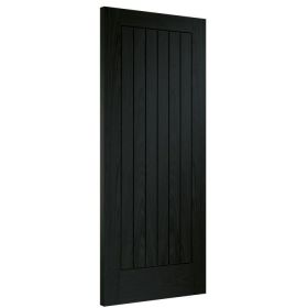 Internal Essential Suffolk Fire Door 1981 x 686 x 44mm (27") Prefinished in Americano Black Stain