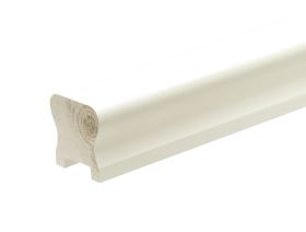 Richard Burbidge HDR White Primed Handrail 2400mm Long To Suit 41mm Spindles - HDR2400/41R