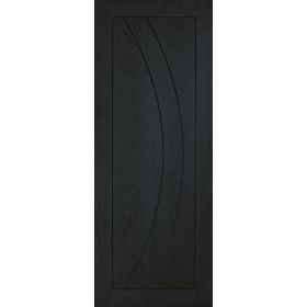 Internal Oak Salerno Fire Door 1981 x 686 x 44mm (27") Prefinished in Americano Black Stain